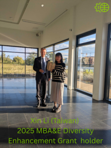 MBA&E Diversity Enhancement Grant holder